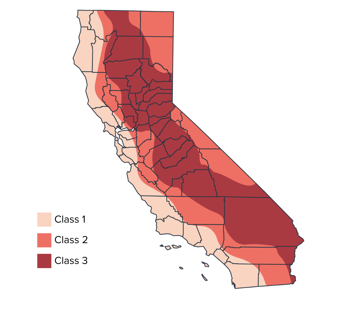 California WBGT Map