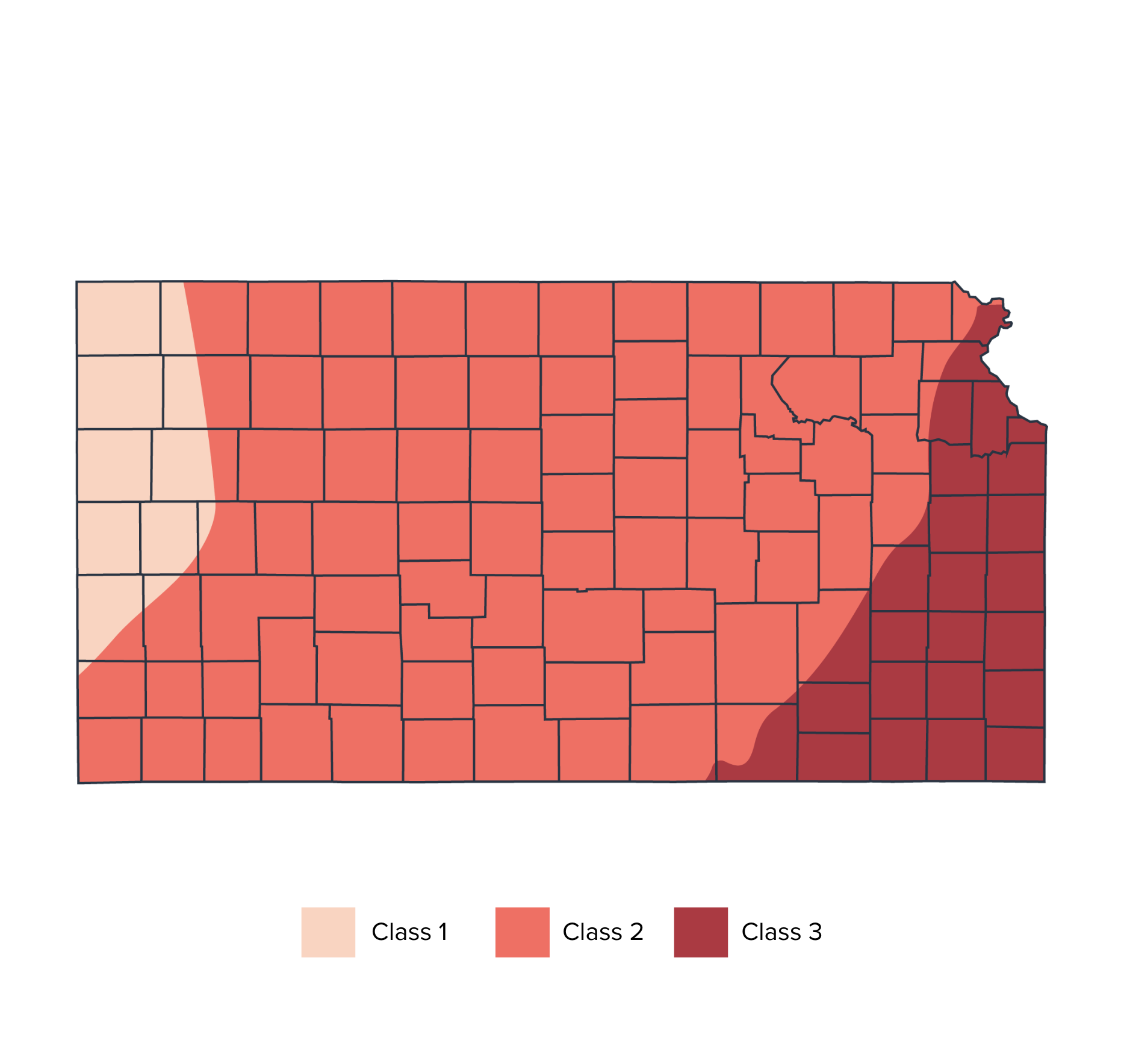 Kansas WBGT zones